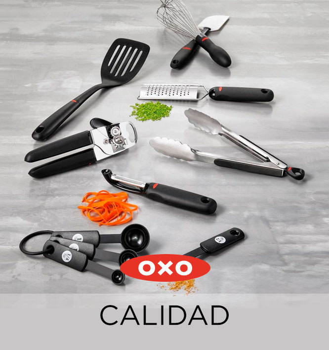 OXO utensilios de cocina, limpieza, organización, contenedores POP